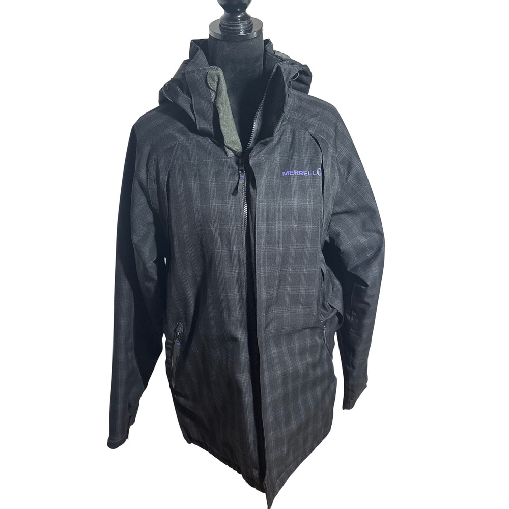 Merrell Opti-Shell Opti-Warm Black Subtle Gray Pl… - image 1